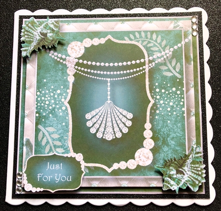 Seafoam & Pearls - Shell Necklace by Belinda Rub