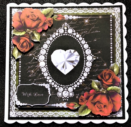Diamonds & Lace - Heart by Belinda Rub