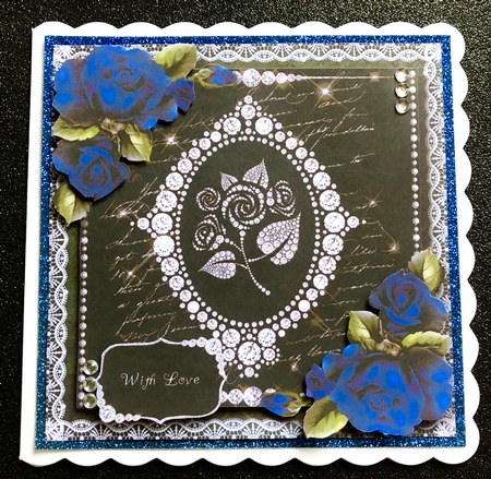 Diamonds & Lace - Roses by Belinda Rub