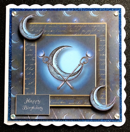 The Moon - Blue by Belinda Rub