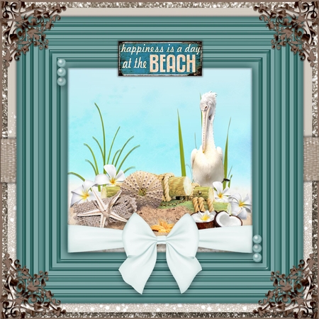Sea and Sand Bow Wrap by Belinda Rub