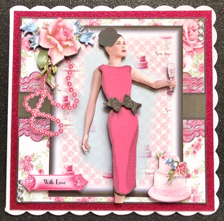 Champagne and Cake Card Kit by Belinda Rub
