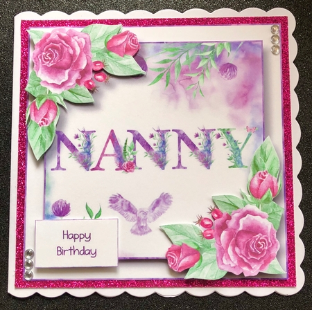 Soft Watercolour Roses - Nanny by Belinda Rub