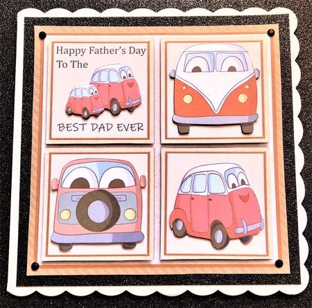 Car Characters Fathers Day Mini Kit by Belinda Rub