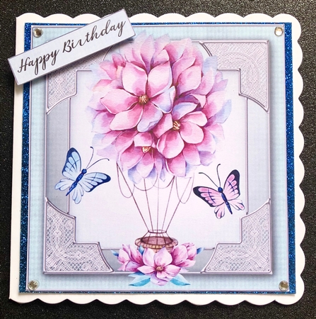 Happy Birthday thank you with love Quick card  by Belinda Rub