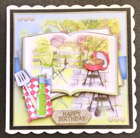 Backyard BBQ Open Book by Belinda Rub