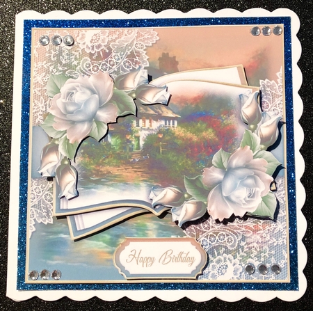 Cottage by the Pond Open Book by Belinda Rub
