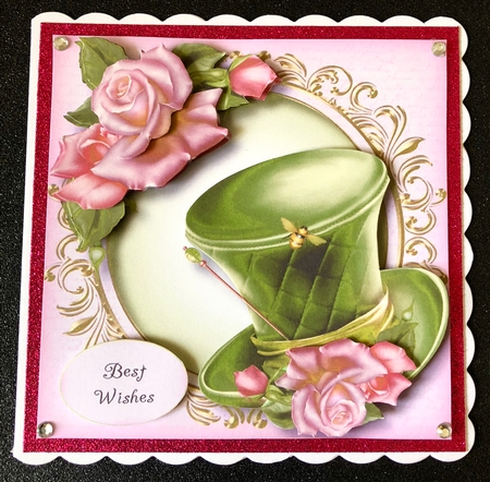 Fabulous Hat & Edwardian Roses by Belinda Rub