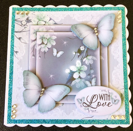 Green Butterflies Mini Kit by Belinda Rub