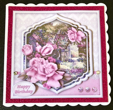 Cottage in the Woods - Shaped Layers Card Mini Kit by Belinda Rub