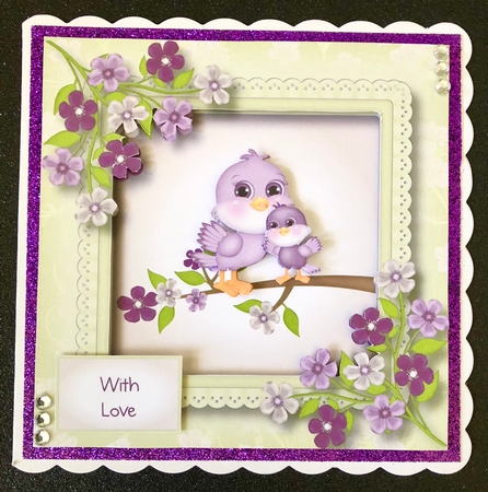 Mummy & 1, 2, 3 Or 4 Baby Birds Bumper Kit by Belinda Rub