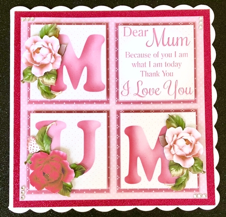 8x8 I love you mum mini kit by Belinda Rub