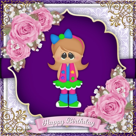 Purple Hues Damask by Belinda Rub