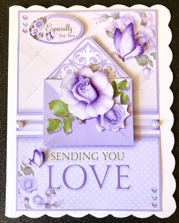 Sending You Love - Midnight Roses by Belinda Rub