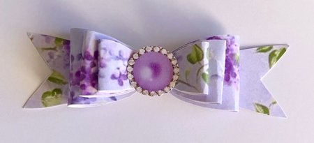 Shabby Chic Lilac 3D Create a Bow  by Belinda Rub