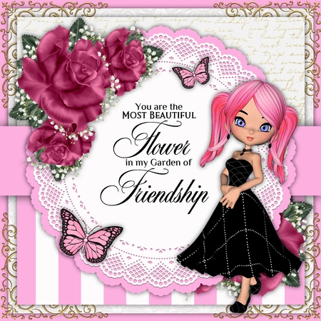 Forever Fern Gold Script by Belinda Rub