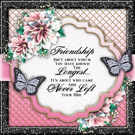 Glitter Frame 3 by Belinda Rub