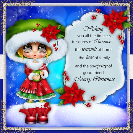 Christmas Verses Wordart Kit by Belinda Rub