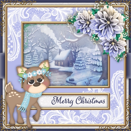 Lace Frames Set 1 (Floral Family Color Palette) by Belinda Rub