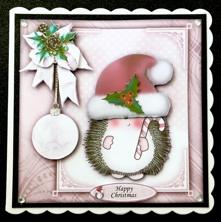 Hedgy with Candy Cane Pink Mini Kit by Belinda Rub