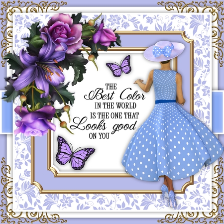 Lovely Floral Frames Set 1 by Belinda Rub