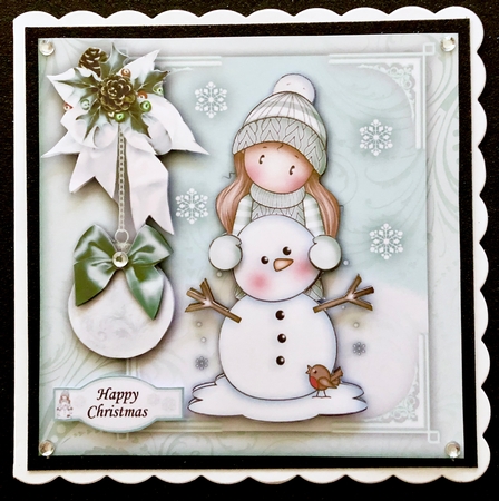Chloe With Snowman 2 Mini Kit by Belinda Rub