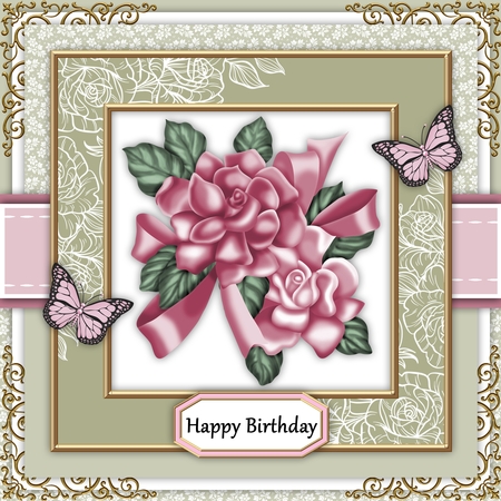 White Roses Frames Set 2 (Regal Rose Color Palette) by Belinda Rub