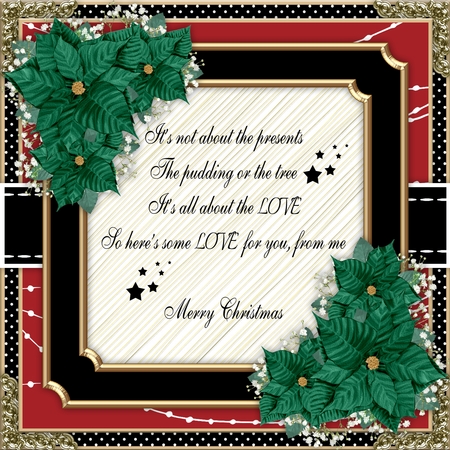 Christmas Word Art 1 by Belinda Rub