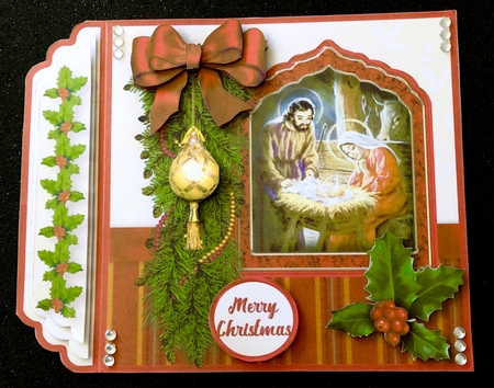 The Christmas Story - Side Border Card Mini Kit by Belinda Rub