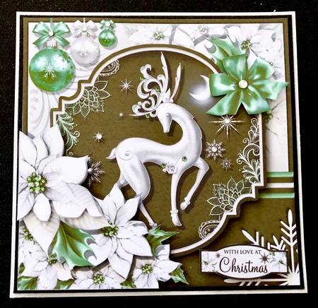 The Silver Christmas Stag by Belinda Rub