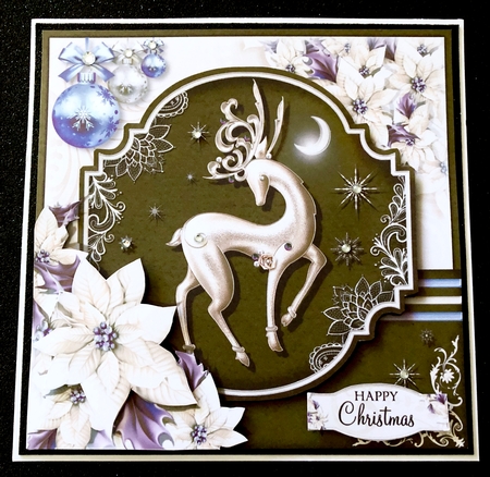 The Lilac Christmas Stag by Belinda Rub