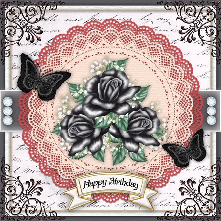 Autumn 3 Round Doily PNG by Belinda Rub