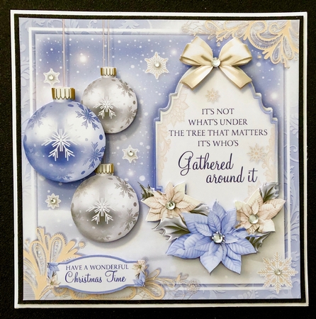 The Blue Christmas Bauble by Belinda Rub