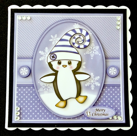 Curly Penguin Lilac Mini Kit by Belinda Rub