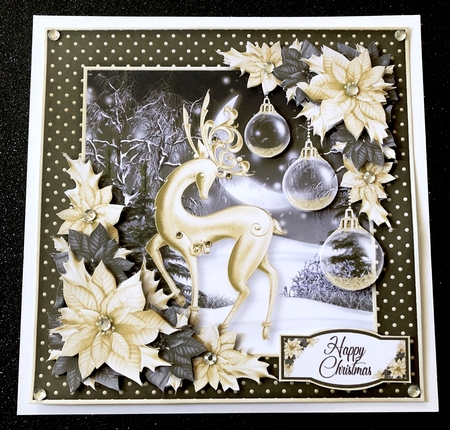 Black and Gold Silhouette 4 by Belinda Rub