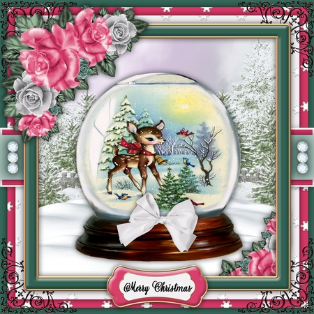Festive Snow globes  by Belinda Rub