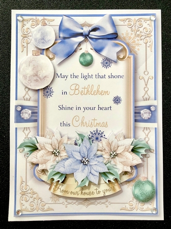 The Blue Christmas Bauble by Belinda Rub