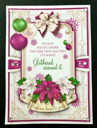 The Burgandy Christmas Bauble by Belinda Rub