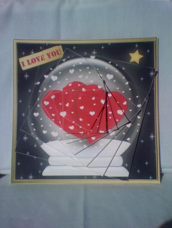 8 x 8 Love Hearts Globe Kit with Twisted Pyramage by Belinda Wilson