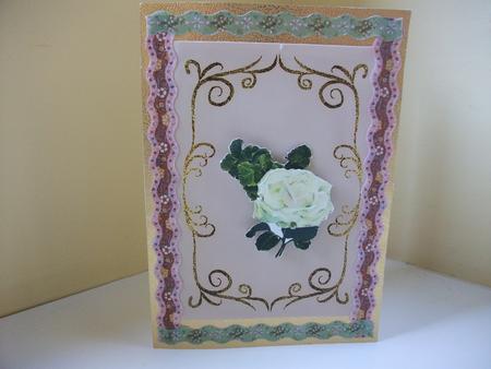 Swirly Frame Backing 3 by Belinda Wilson