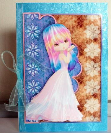 Kissy Kissy Pretty Cute Envelope Card Front 4 by Belinda Wilson