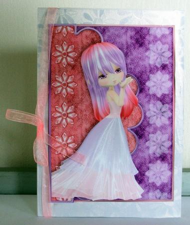 Kissy Kissy Pretty Cute Envelope Card Front 2 by Belinda Wilson