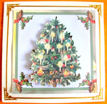 Big Christmas Tree Topper 5 1/4 x 5 1/4 by Belinda Wilson