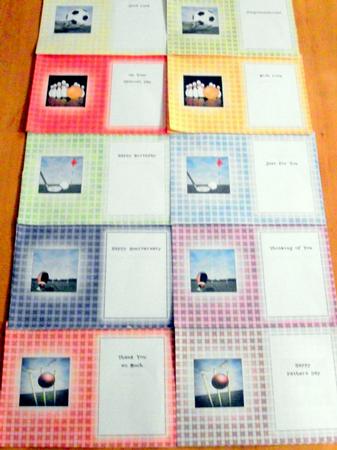 Bumper Value Pack of Men's Ball Games A6 Inserts by Belinda Wilson