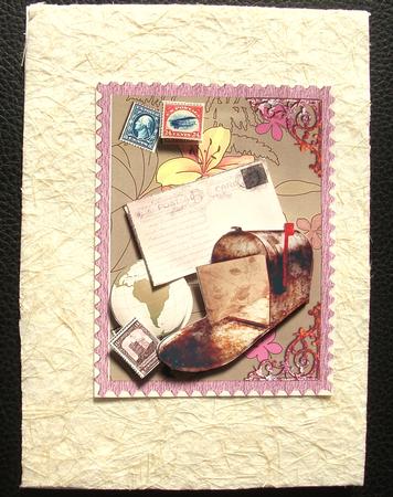 Correspondence Ephemera Card by Belinda Wilson