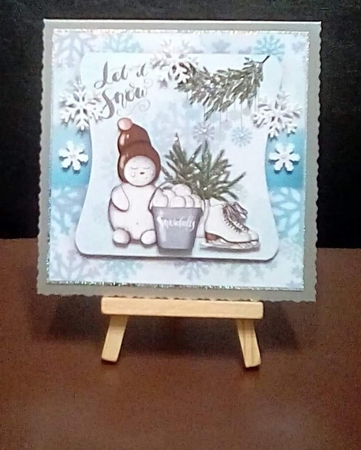 Cuddle Weather Card Front 1 by Benita Jenkinson