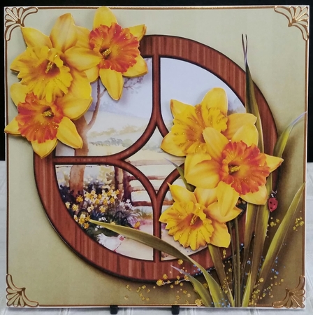 The Circular Window - Daffodils by Benita Jenkinson
