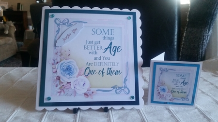 Beautiful Roses and Birthday Quote 3 by Benita Jenkinson
