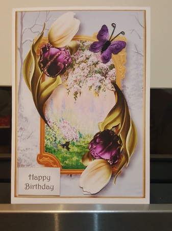 A Portal Into Spring - Tulips A5 by Benita Jenkinson