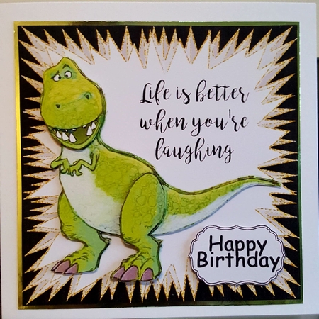 Dino Laugh by Benita Jenkinson